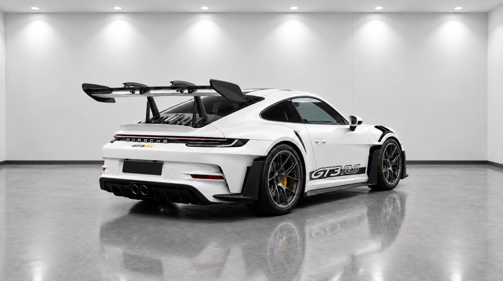 Porsche 911 GT3 RS White — exterior view 2